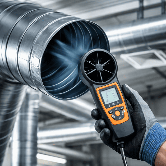 Расчёт скорости воздуха в воздуховоде