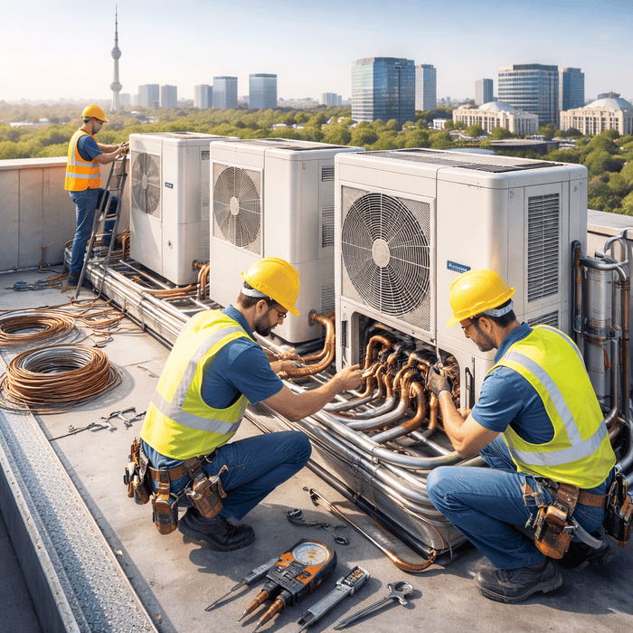 монтаж vfr системы