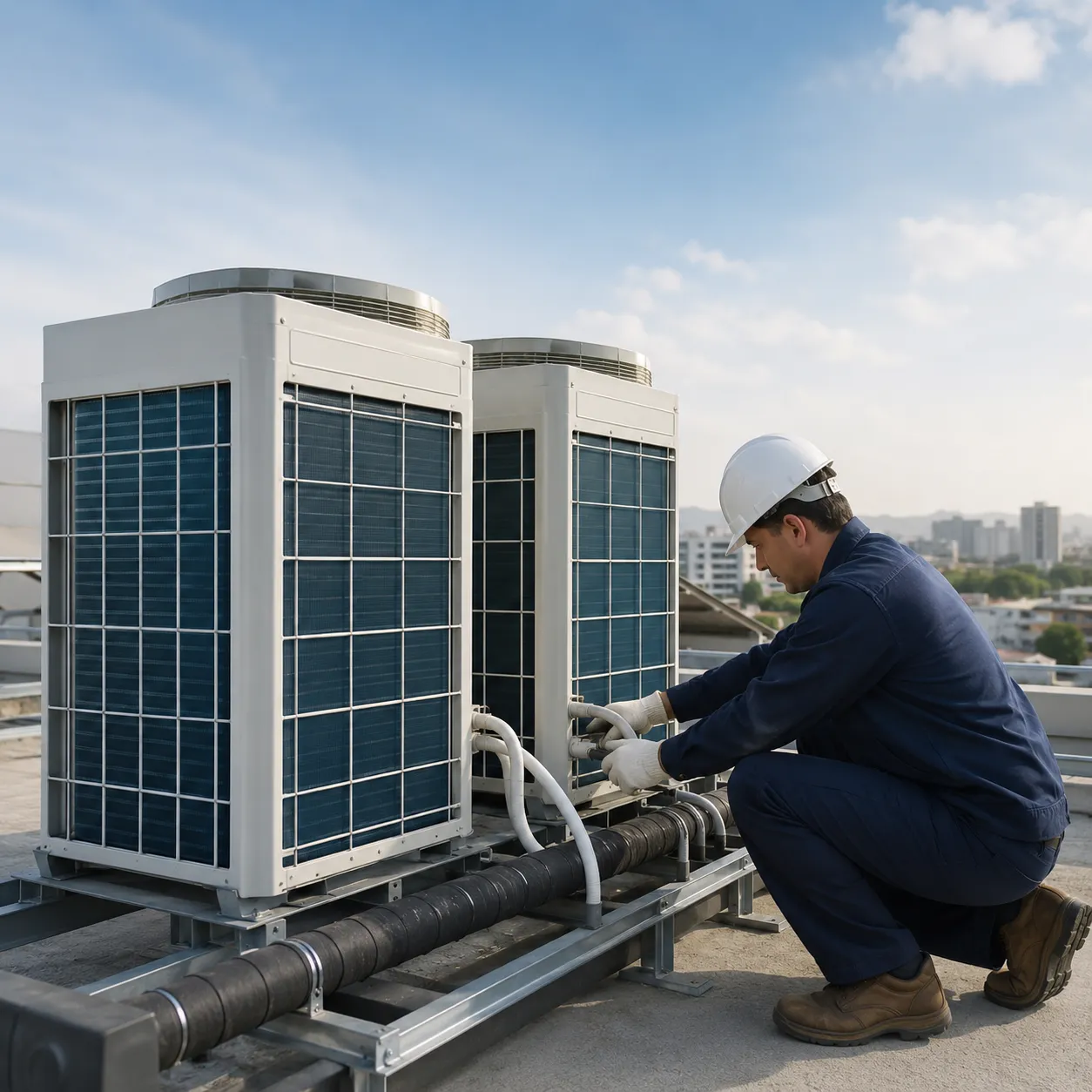 Установка VRF системы